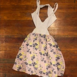 Dainty Hooligan open back cropped dress